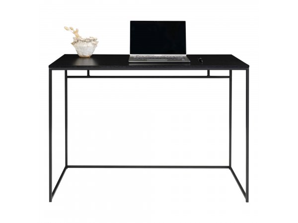 Psací stůl Vita, černý, kovová konstrukce – House Nordic