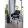 Kulatý podsedák z pravé ovčí kůže, barva mushroom, Ø35 cm – House Nordic