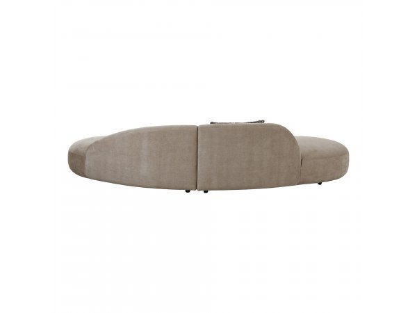 Pohovka Venice, 3místná, žinylka, přírodní, 318×90×72 cm – House Nordic