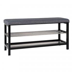Lavice Padova, šedá, 100×34×50 cm – House Nordic