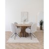 Jídelní stůl Osaka natural, kulatý, dubová dýha, Ø140×75 cm – House Nordic