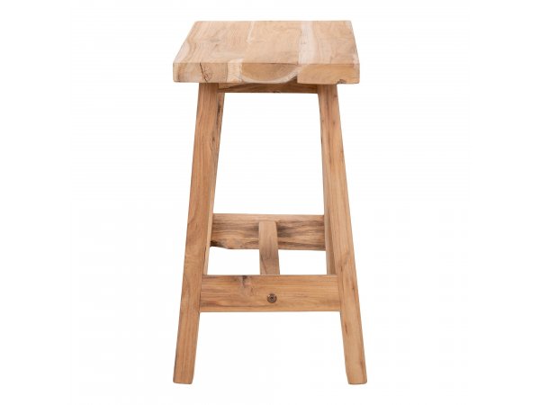 Odkládací stolek Barcelona, teakové dřevo, přírodní, 50×25×45 cm – House Nordic