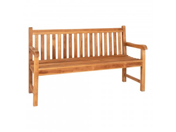 Zahradní lavice Cabo, teak, přírodní, 150×62×92 cm – House Nordic