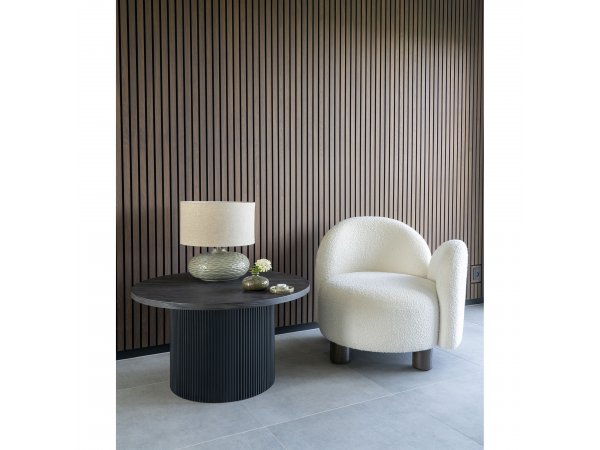 Konferenční stolek Boavista, tmavě hnědý, 80×80×45 cm – House Nordic