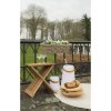 Zahradní odkládací stolek Erto, teak, 35×40×45 cm – House Nordic