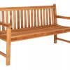 VÝPRODEJ: Zahradní lavice Cabo, teak, přírodní, 150×62×92 cm – House Nordic