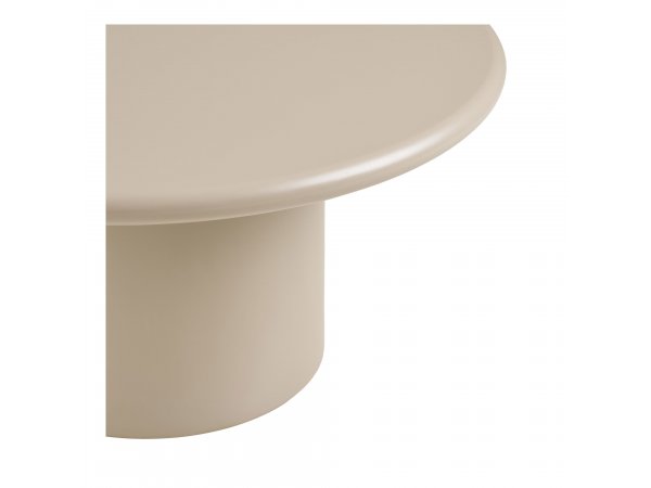 Konferenční stolek Nagano, písek, Ø80×40 cm – House Nordic