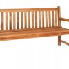 VÝPRODEJ: Zahradní lavice Cabo, teak, přírodní, 150×62×92 cm – House Nordic