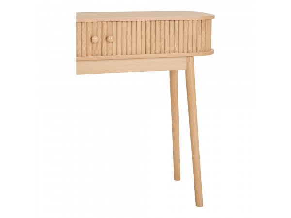 Nikko konsolový stolek s 2 dvířky, přírodní, 100×30×80,5 cm – House Nordic