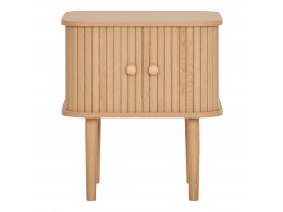 Nikko noční stolek, 2 dvířka, přírodní, 45×40×50,5 cm – House Nordic