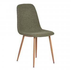 Jídelní židle Stockholm, bouclé, tmavě zelená – House Nordic