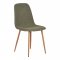 Jídelní židle Stockholm, bouclé, tmavě zelená – House Nordic