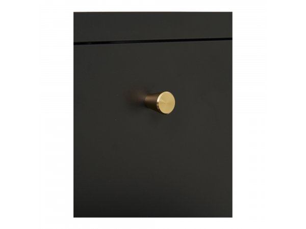 Dalby komoda, 2 zásuvky, ocel, černá, 40×40×60 cm – House Nordic