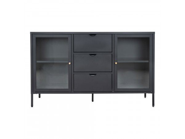 Komoda Dalby, černá, 140×40×85 cm – House Nordic