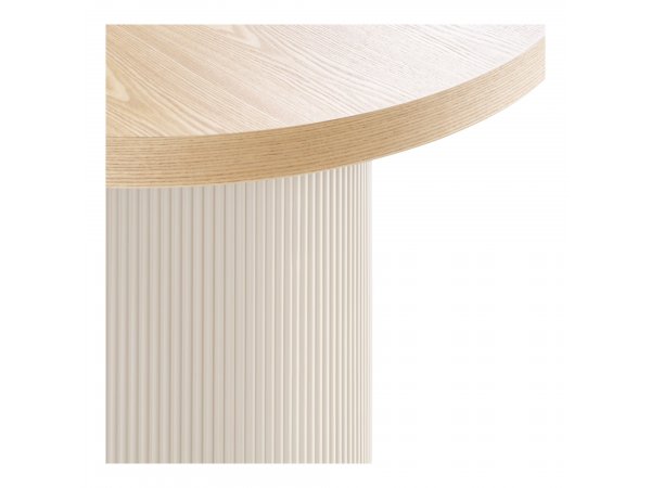 Jídelní stůl Solva, obdélný, pískový/jasan, 220 × 100 × 75 cm – House Nordic