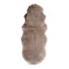 Koberec Lambskin Artificial, umělá ovčí kožešina, hnědý, 60×180 cm – House Nordic