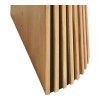 Jídelní rozkládací stůl Osaka natural, kulatý, dubová dýha, Ø120–200×75 cm – House Nordic