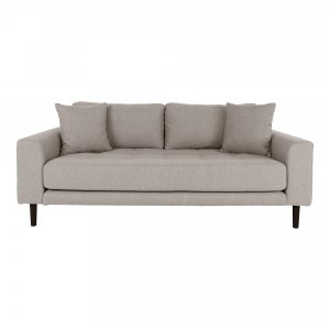 Pohovka Lido, 2,5místná, polyester, kamenná šedá, 180×93×76 cm – House Nordic