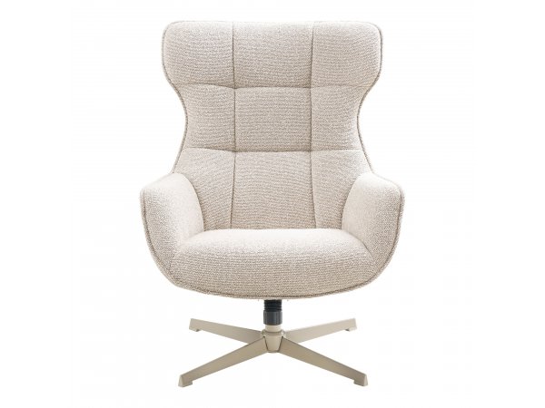 Křeslo Turin, béžové, otočné – House Nordic