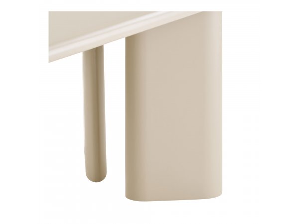 Jídelní stůl Nagano, oválný, pískový, 220 × 100 × 75 cm – House Nordic