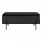 Lavice Watford, sametová, černá, 95×36,5×43 cm – House Nordic