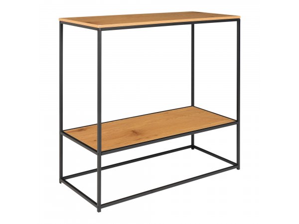 Konzolový stolek Vita, dekor dub, černý rám – House Nordic