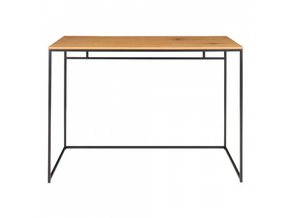Psací stůl Vita, dekor dub, černý kov – House Nordic