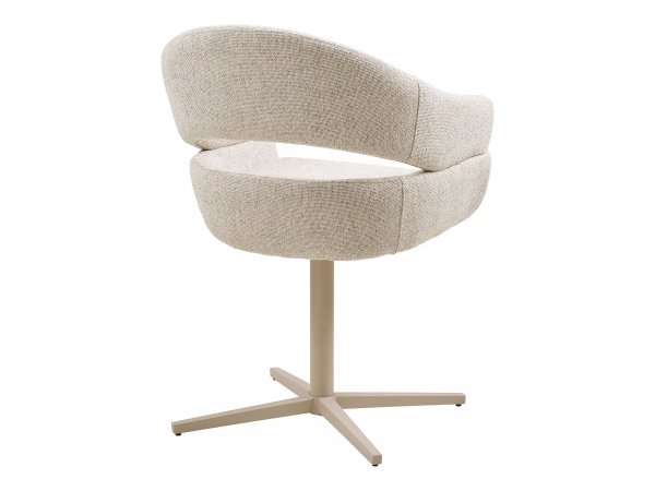 Jídelní židle Dover, otočná, béžová melírovaná House Nordic