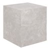 Konferenční stolek Prague, béžový mramor, 40×40×45 cm – House Nordic