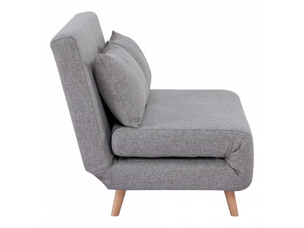 Rozkládací pohovka Marlow, 2místná, světle šedá, 190×85×80 cm – House Nordic