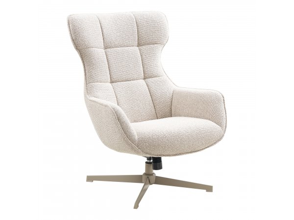 Křeslo Turin, béžové, otočné – House Nordic