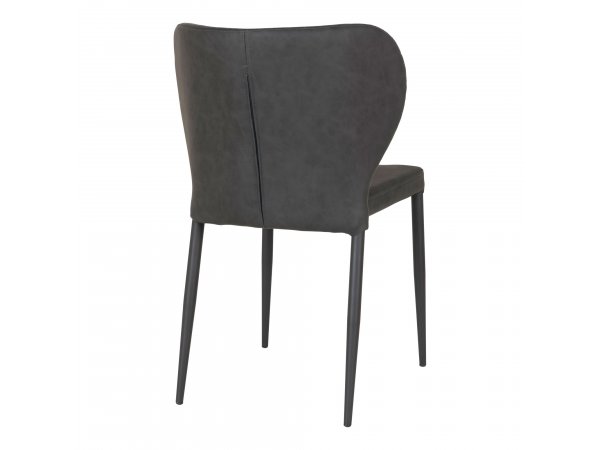 Jídelní židle Pisa, tmavě šedá, ekokůže – House Nordic
