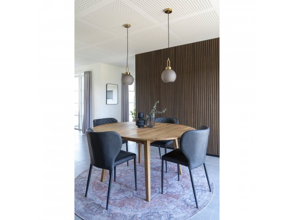 Jídelní židle Pisa, tmavě šedá, ekokůže – House Nordic