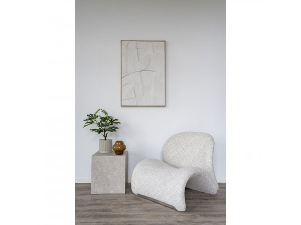 Křeslo designové Sofia, pískové – House Nordic