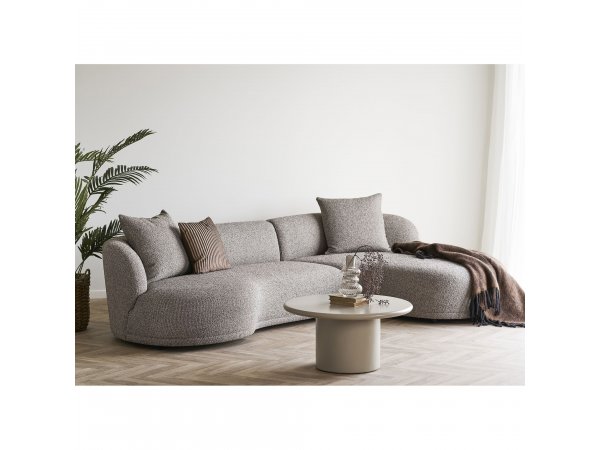 Konferenční stolek Nagano, písek, Ø80×40 cm – House Nordic