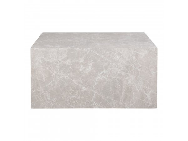 Konferenční stolek Prague, béžový mramor, 80 × 60 × 40 cm - House Nordic