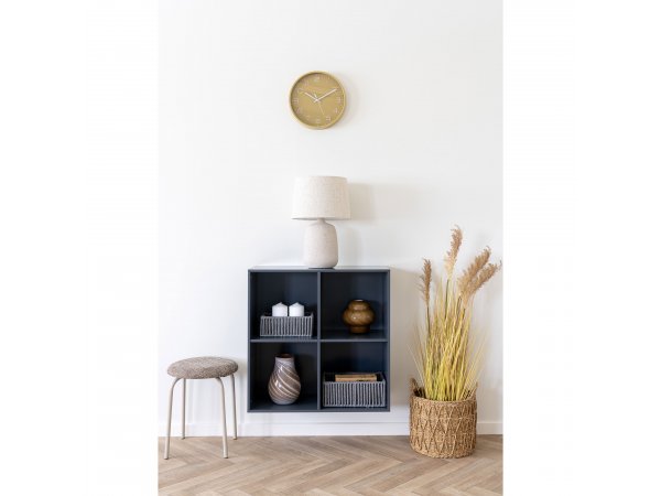 Taburet Asmara, hnědý mix, 44×44×44 cm – House Nordic