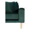 Sedací souprava Lido, zelený velvet, 290×170–92×76 cm – House Nordic