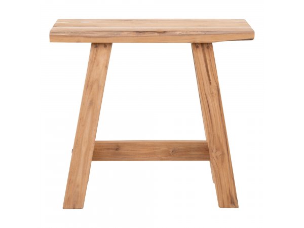 Odkládací stolek Barcelona, teakové dřevo, přírodní, 50×25×45 cm – House Nordic