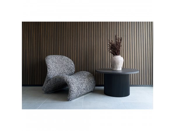 Konferenční stolek Boavista, tmavě hnědý, 80×80×45 cm – House Nordic