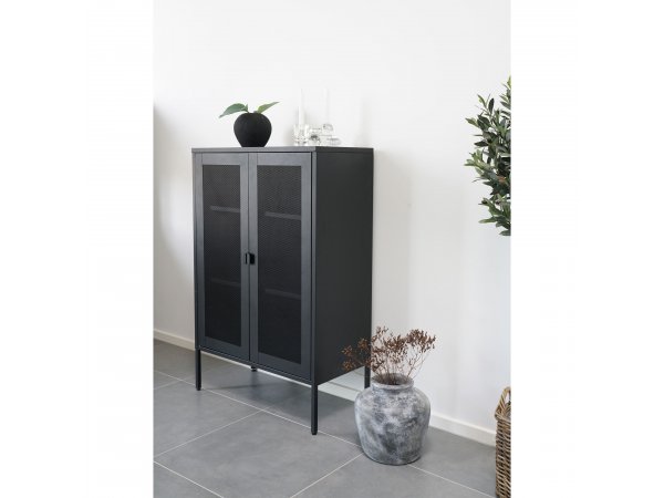 Skříň Melbourne, černá, 80×40×120 cm – House Nordic