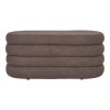 Lavice Dartford, teddy, hnědá, 103×45×44 cm – House Nordic