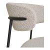 Jídelní židle Mira, bouclé, písková, 55×59×79,5 cm – House Nordic