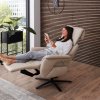 MONO LAZYLINE relaxační kožené polohovací křeslo
