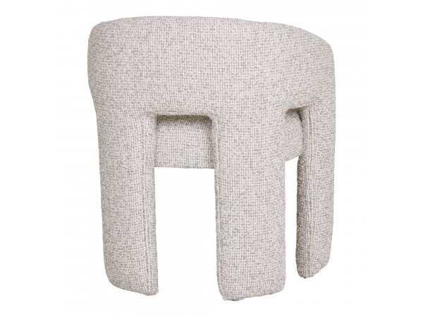 Křeslo Monroe, čalouněné, přírodní, 74×58×55 cm – House Nordic