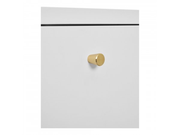 Dalby komoda, 2 zásuvky, ocel, bílá, 40×40×60 cm – House Nordic