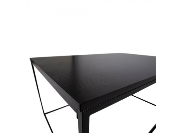 Konferenční stolek Vita, obdélníkový, černý – House Nordic