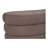 Lavice Dartford, teddy, hnědá, 103×45×44 cm – House Nordic
