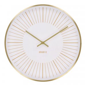 Nástěnné hodiny Takamaka, zlaté, Ø40 cm – House Nordic