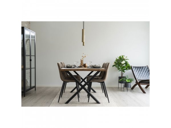 Závěsná lampa Paris, mosazná – House Nordic